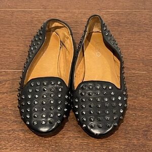 Aldo Women’s Black Studded Flats Size 36/6